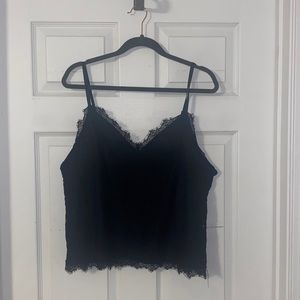 Black, lace top!